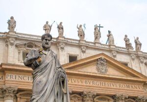 Petrus Vatikan Statue